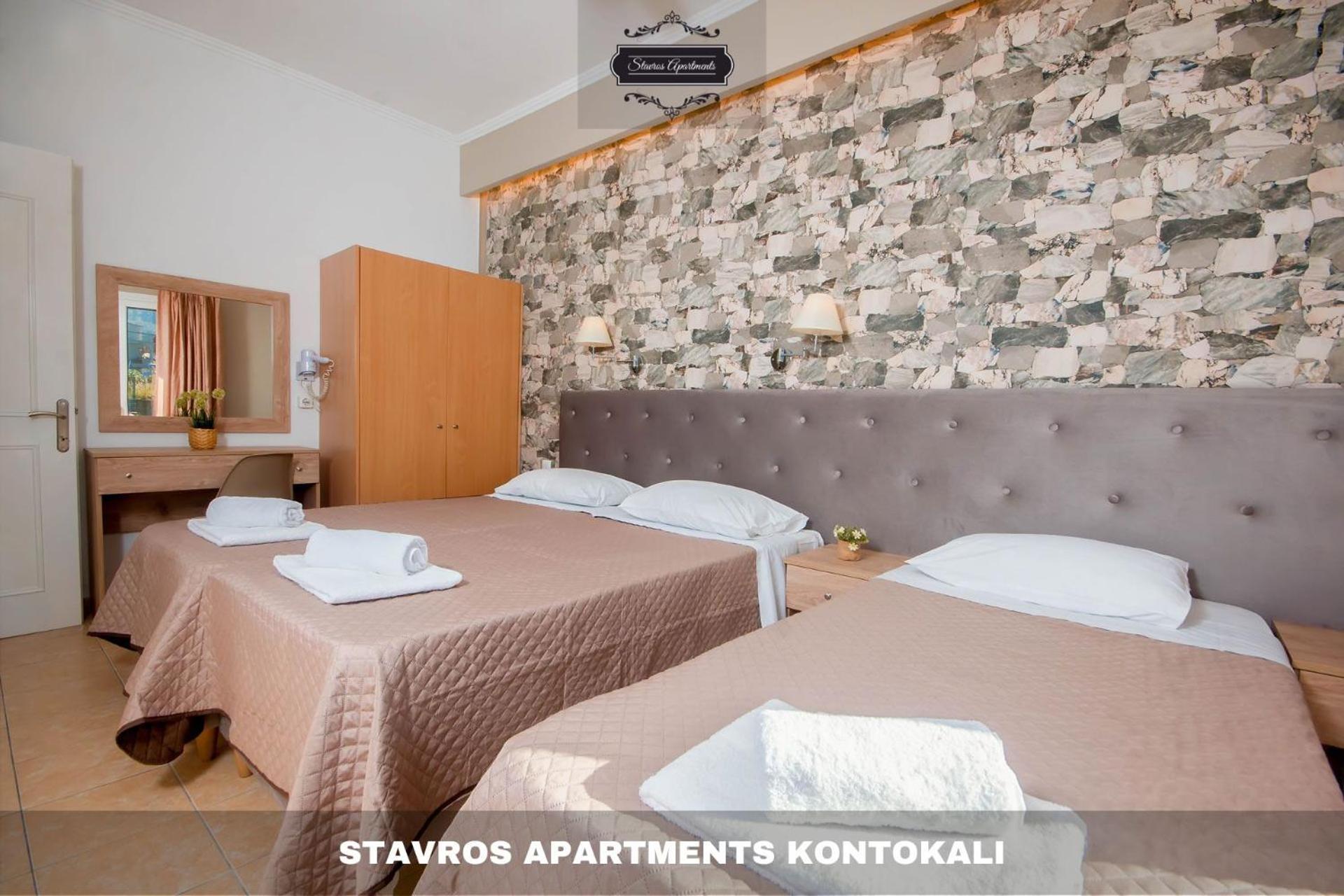 Stavros Apartments Kontokali Next To Gouvia Marina Exterior foto