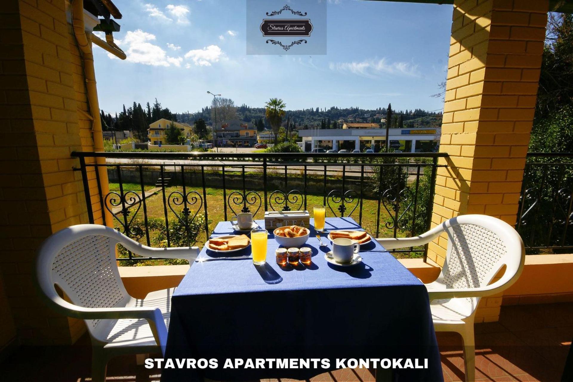 Stavros Apartments Kontokali Next To Gouvia Marina Exterior foto