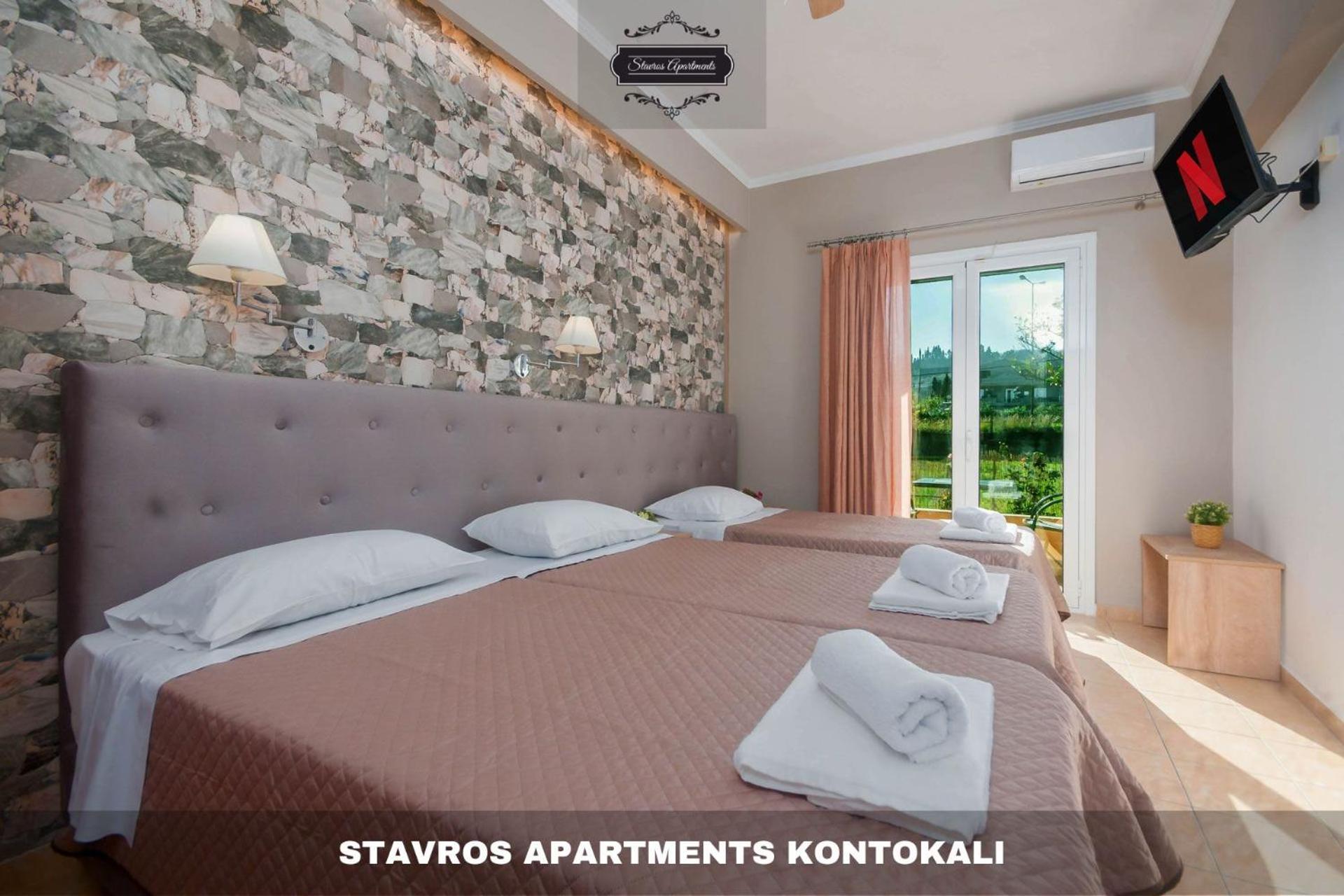 Stavros Apartments Kontokali Next To Gouvia Marina Exterior foto